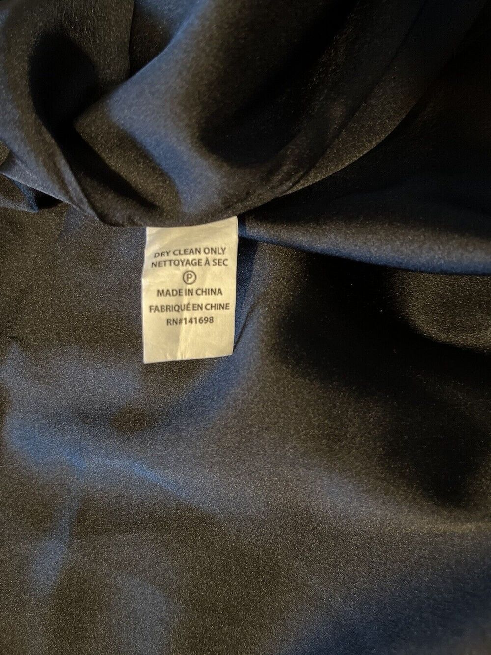 Ramy Brook women Lily Black Tie Wrap Vegan Faux Leather Mini Dress size 14 $425 - Picture 12 of 13